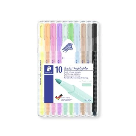 Szövegkiemelő készlet 10db-os STAEDTLER 1-4 mm