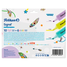 Szövegkiemelő készlet 16db-os PELIKAN Signal Owl, baglyos
