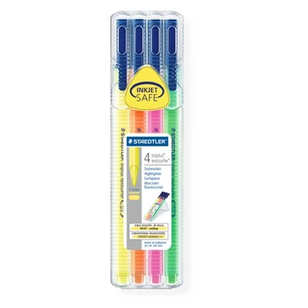 Szövegkiemelő készlet 4db-os STAEDTLER Triplus 1-4 mm