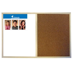 Tábla fehér/parafa 40x60  VICTORIA 