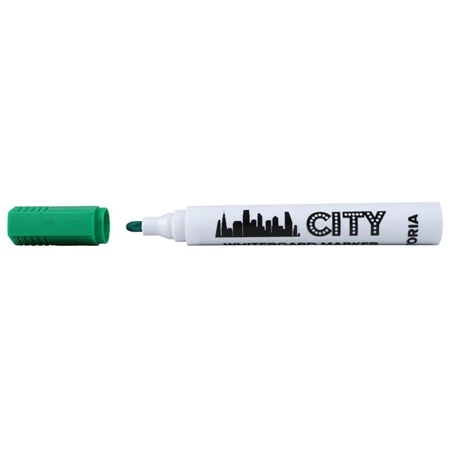 Táblamarker készlet, 1-3 mm, kúpos, VICTORIA VISUAL City, 4 különböző szín