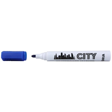 Táblamarker készlet, 1-3 mm, kúpos, VICTORIA VISUAL City, 4 különböző szín