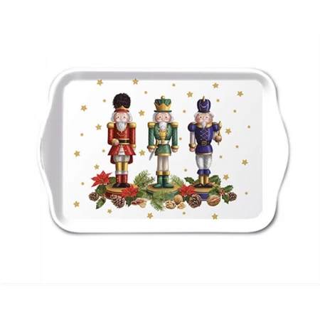 Tálca műanyag AMBIENTE Bearded Nutcracker, Szakállas Diótörő 13x21cm