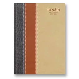 Tanári zsebkönyv  2025-2026 TOPTIMER A/5 heti 145x205 mm Barna papírborító