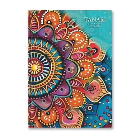 Tanári zsebkönyv 2025-2026 TOPTIMER A/5 heti 145x205 mm Oriental papírborító