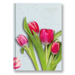 Tanári zsebkönyv 2025-2026 TOPTIMER A/5 heti 145x205 mm Tulipán papírborító