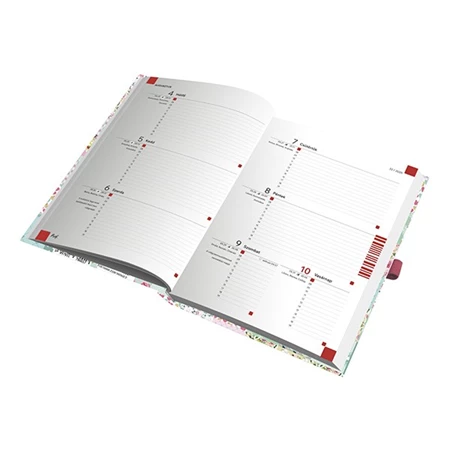 Tanári zsebkönyv 2025-2026 TOPTIMER A/5 heti 145x205 mm Tulipán papírborító