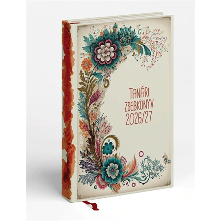 Tanári zsebkönyv 2026-2027 REAL akvarell