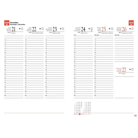 Tanári zsebkönyv 2026-2027 REAL drapp