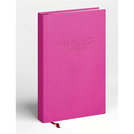 Tanári zsebkönyv 2026-2027 REAL pink