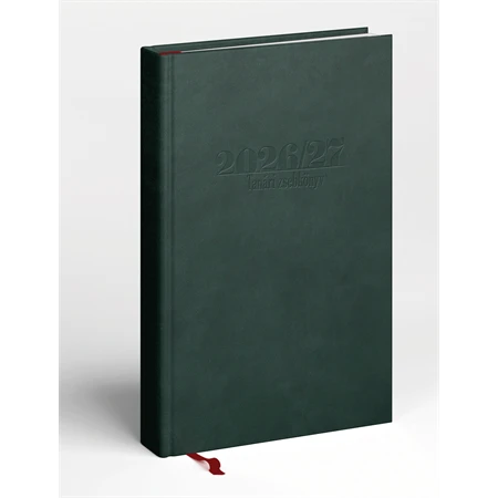 Tanári zsebkönyv 2026-2027 REAL zöld