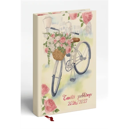 Tanítói zsebkönyv 2026-2027 REAL bicikli