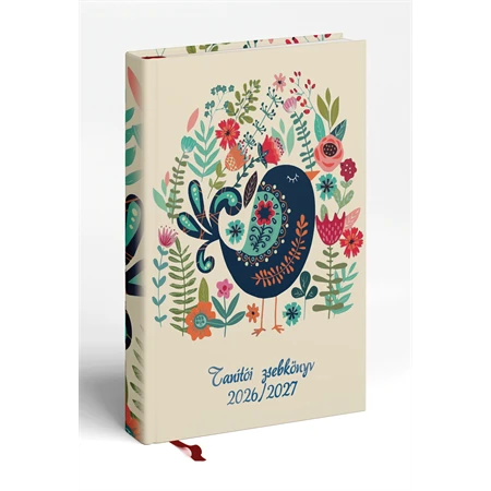 Tanítói zsebkönyv 2026-2027 REAL madár