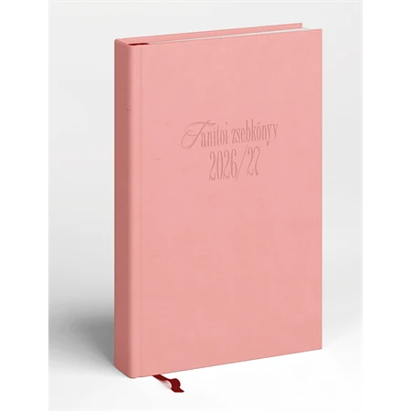 Tanítói zsebkönyv 2026-2027 REAL púder