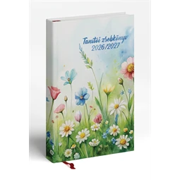 Tanítói zsebkönyv 2026-2027 REAL virágok