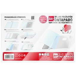 Tankönyv vagy füzetborító teljes felületén öntapadó A/4 PP ICO SÜNI átlátszó 10db/cs