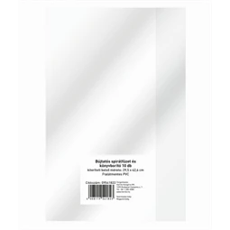 Tankönyv vagy spirálfüzet borító 297x448 mm kiterített belső méret, 10db átlátszó HERLITZ  A/4+ méret