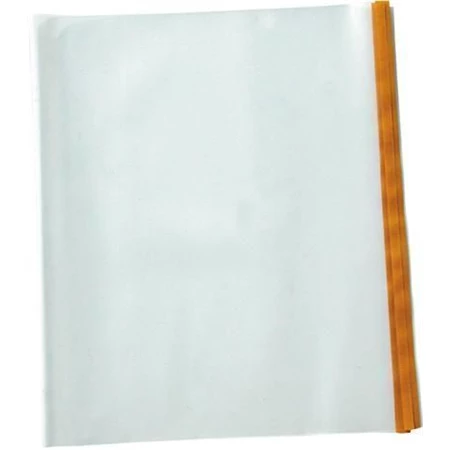 Tankönyv vagy füzetborító kétoldalon öntapadós csíkkal 45x26cm 10db víztiszta