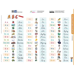 Tanuló munkalap, A4, Magyar ábécé A4 + munkaoldal