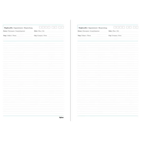 Tárgyalási napló B/5 TOPTIMER Traditional T162 bordó