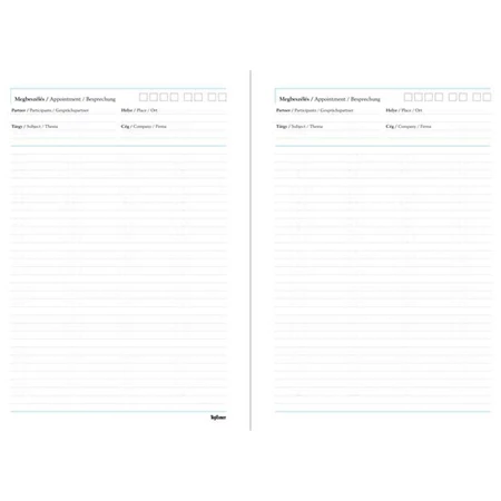 Tárgyalási napló B/5 TOPTIMER Traditional T162 zöld