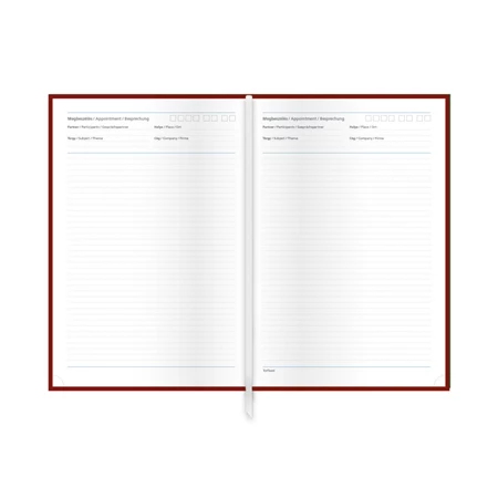 Tárgyalási napló B/5 TOPTIMER Traditional T162 zöld