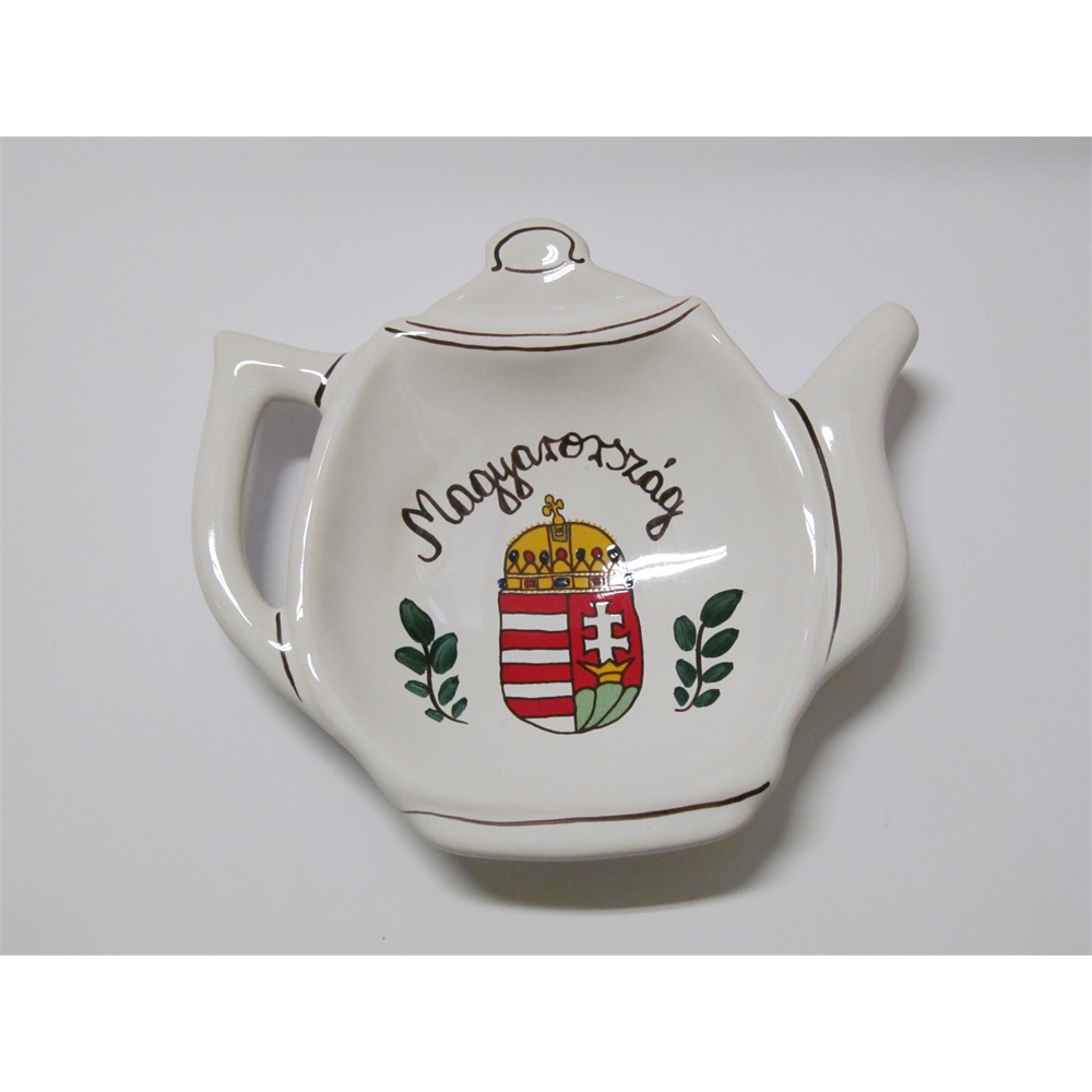 Teafilter tartó, kancsó alakú, kerámia, Miskolcos Wondex Kft