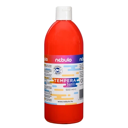 Tempera 0,5 liter NEBULO piros