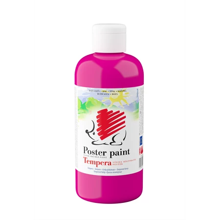 Tempera 0,5 liter ICO Süni rózsaszín