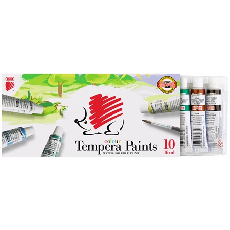 Tempera 10db-os ICO Süni 16ml színes