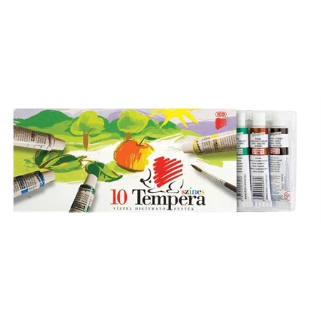 Tempera 10db-os ICO Süni 16ml színes