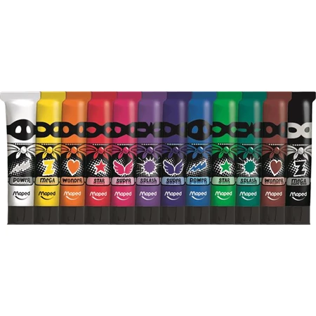 Tempera 12db-os MAPED 12x12 ml