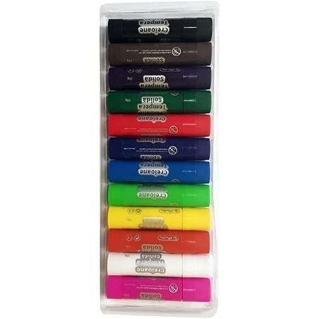 Tempera 12db-os HERLITZ 12 x 10gr, 12 szín