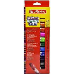 Tempera 12db-os HERLITZ 12 x 10gr, 12 szín