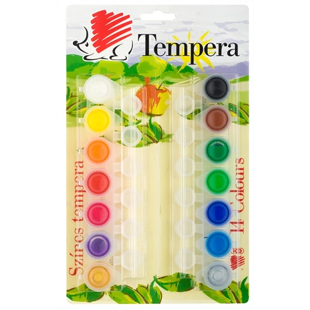 Tempera 14db-os ICO Süni tégelyes 5ml/tégely