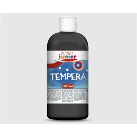 Tempera 500ml PENTART Junior fekete
