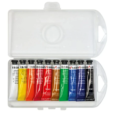 Tempera 6db-os Eberhard Faber 10x18ml, tubusos