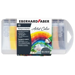 Tempera Eberhard Faber 10x18ml, tubusos
