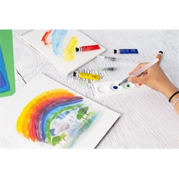 Tempera 6db-os Eberhard Faber 6x18ml, tubusos