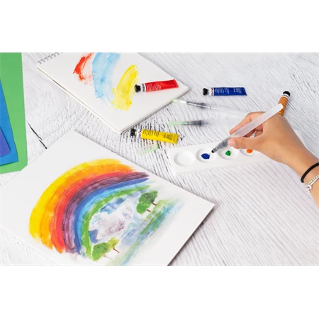 Tempera 6db-os Eberhard Faber 6x18ml, tubusos