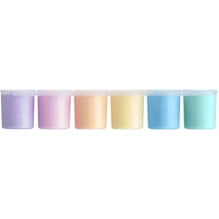 Tempera  6db-os ICO Süni tégelyes 25ml/tégely pasztell színek
