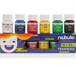 Tempera 6db-os NEBULÓ tégelyes 6x25ml