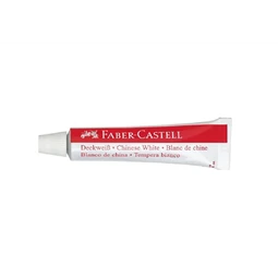 Tempera Faber-Castell 7,5ml fehér fedő festéshez