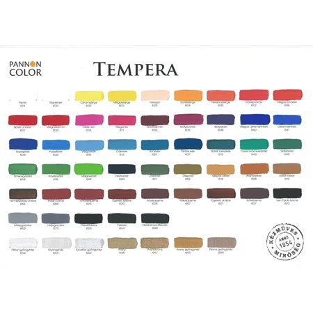 Tempera PANNONCOLOR 18ml testszín