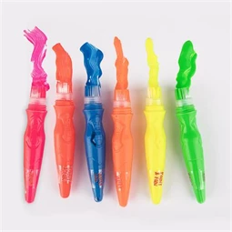 Tempera készlet, ecsetvégű tubusban, APLI NEON Kids Paint&Fun 6 x 14 különböző neon szín