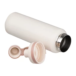 Termosz 800ml duplafalú, rozsdamentes acél, vákuumus, beépített szilikon pánttal 7,5 x 26,5 cm