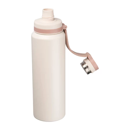 Termosz 800ml duplafalú, rozsdamentes acél, vákuumus, beépített szilikon pánttal 7,5 x 26,5 cm