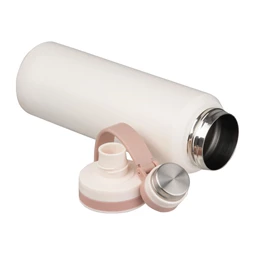 Termosz 800ml duplafalú, rozsdamentes acél, vákuumus, beépített szilikon pánttal 7,5 x 26,5 cm