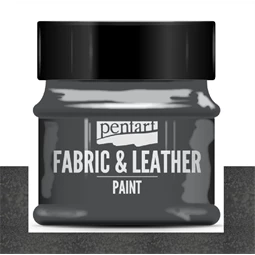 Textil és bőrfesték PENTART 50ml csillogó grafit