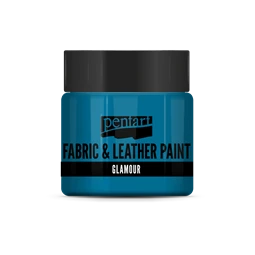 Textil és bőrfesték PENTART Glamour 50ml kékezüst